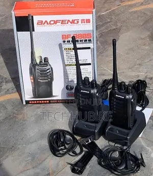 Baofeng 888S Two-Way Radio with Earpiece, 3km Range