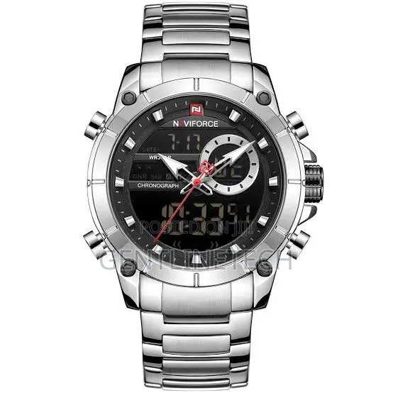 Naviforce NF9163 Silver Men's Watch - 1