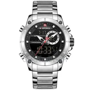 Naviforce NF9163 Silver Men's Watch