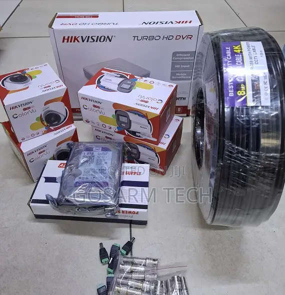 Hikvision 4-Camera 1080P Full HD ColorVu CCTV Kit - 1