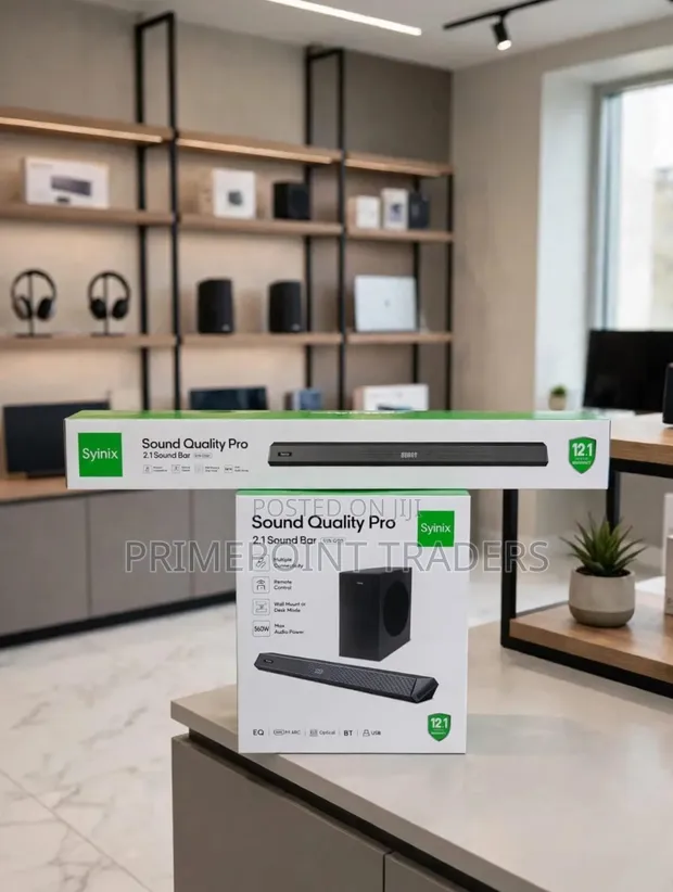 Syinix SYN-Q120 360W Soundbar - Bluetooth, USB/SD - 1