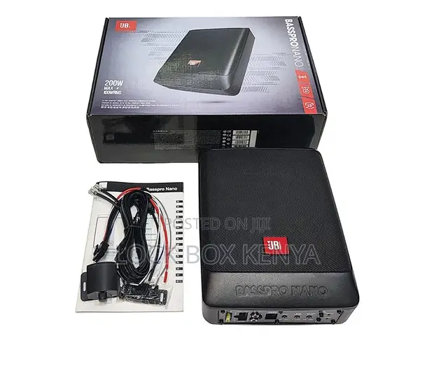 JBL 12V Ultra-Thin 6x8 Inch Active Subwoofer - 1