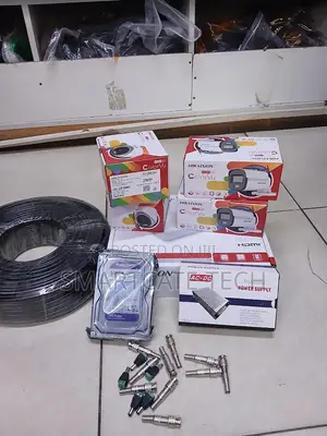 Hikvision 4CH DVR Security System with 4 ColorVu Cameras
