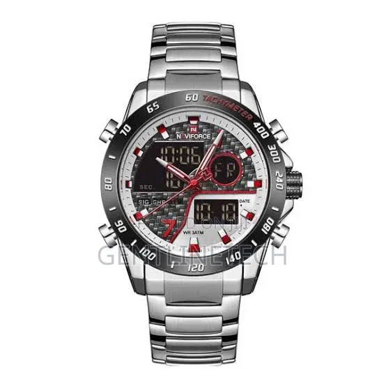 Naviforce NF9171 Men's Watch - Black & Silver - 1
