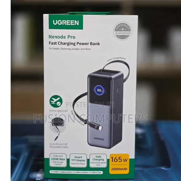 UGREEN Nexode Pro 165W 20000mAh Power Bank (PB726) - 1