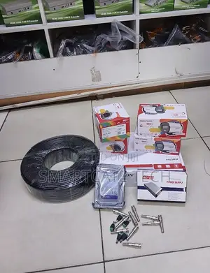 Hikvision 4CH DVR CCTV System with 4 ColorVu Cameras