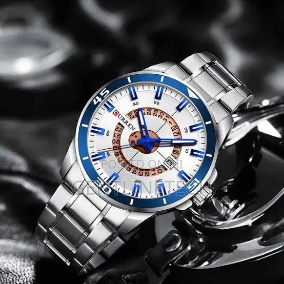 Curren M8359 Silver Wrist Watch - 1