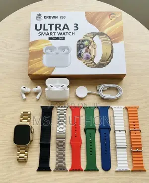 Ultra 3 Smart Watch Gift Set with Earbuds