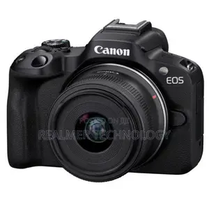 Canon EOS R50 Mirrorless Camera (Black) with 18-45mm Lens