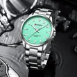 Curren C9090G Watch - Mint Green & Silver - 2