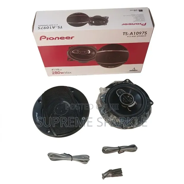 Pioneer 4" 280W 3-Way Coaxial Car Speakers - 1