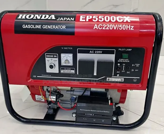 Honda EP5500CX 5.5kVA Petrol Generator - 1