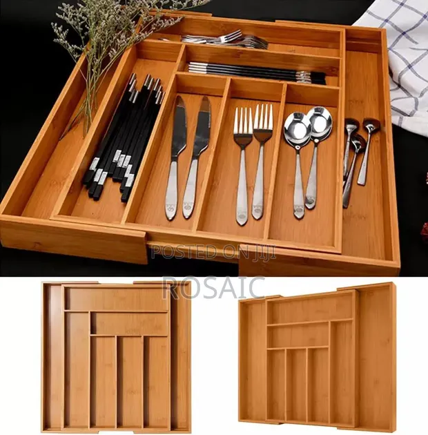 Brand New Classic Bamboo Storage Unit - 1