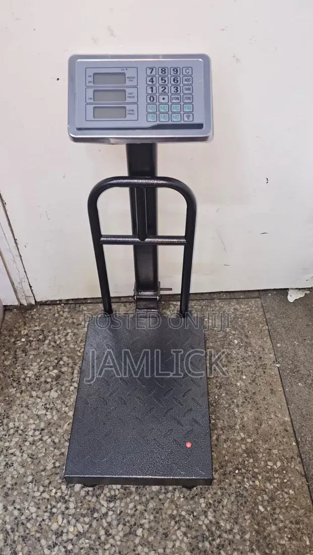 150kg Platform Weighing Scale with Rail - 1