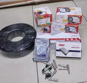 Hikvision 4CH DVR ColorVu CCTV Kit with Audio
