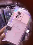 Pink Translucent MagSafe Case for Samsung Galaxy S26 Edge with Lens Protector - 1