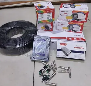 Hikvision 4CH CCTV Security Kit with 4 Full Color Cameras