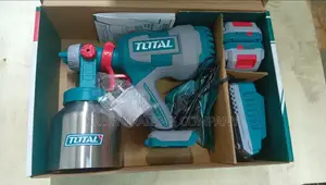 Total 20V Cordless Spray Gun with Metallic Holder