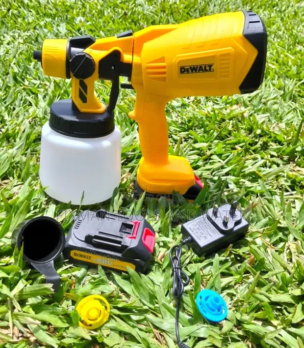 Dewalt 88V Cordless Spray Painting Machine with 2 Batteries - 1