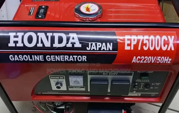 Brand New Honda 7.5kva Petrol Generator with Key Start - 1