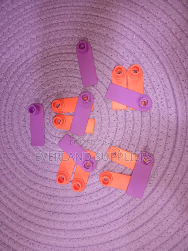 Bright Numbered Ear Tags - 1