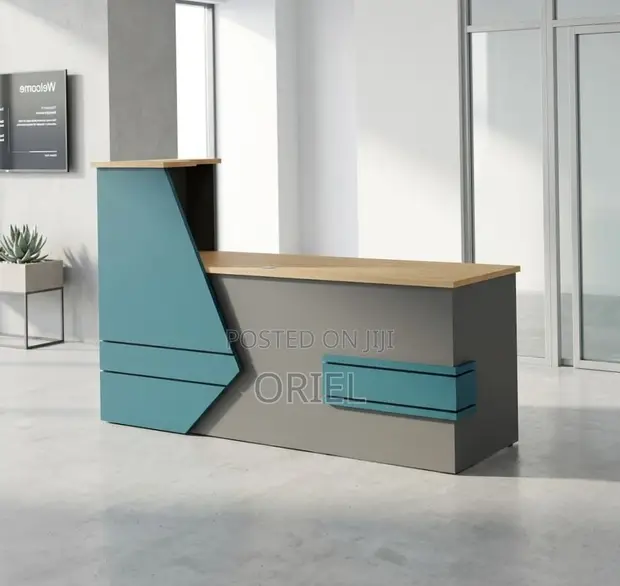 2.4M Executive Office Reception Desk - 1