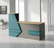 2.4M Executive Office Reception Desk - 2