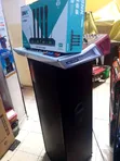 Professional PA Sound System: 16-Channel Mixer, 4 Wireless Mics, 15" Speakers - 2