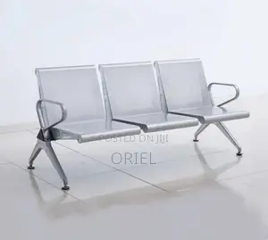Steel 3-Link Waiting Bench