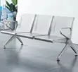 Steel 3-Link Waiting Bench - 3