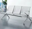 Steel 3-Link Waiting Bench - 4