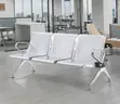 Steel 3-Link Waiting Bench - 5