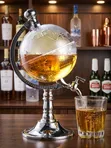 Globe Liquor Decanter with Tap - Home Bar - 1