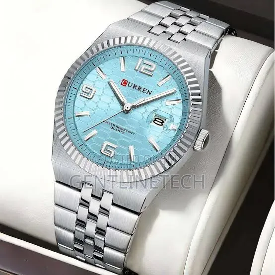 Curren M8498 Watch - Blue and Silver - 1