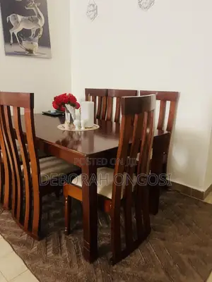 6-Seater Mahogany Dining Table