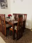 6-Seater Mahogany Dining Table - 1