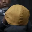 Light Canvas Flat Caps - 5