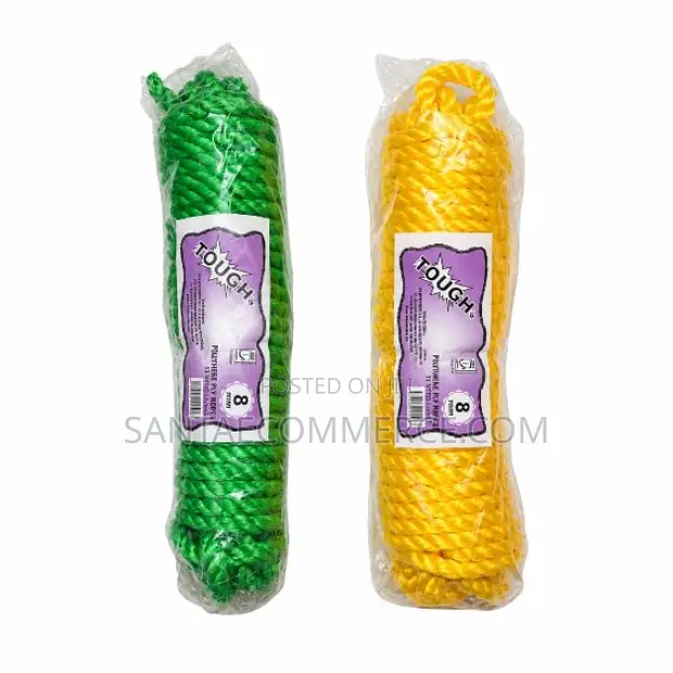Tough Polythene Ply Rope 8mm x 10m - Heavy Duty Multipurpose - 1