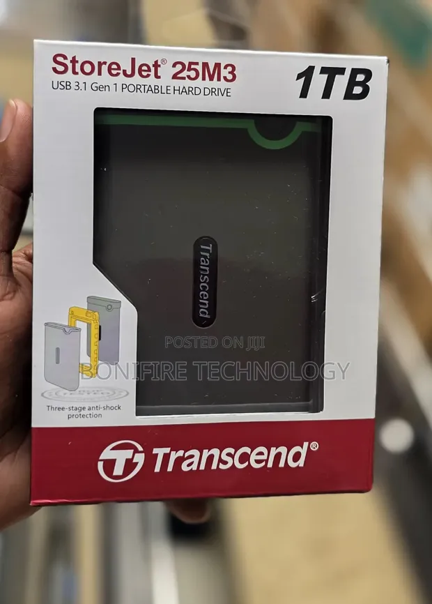 Transcend 1TB External Hard Drive - 1