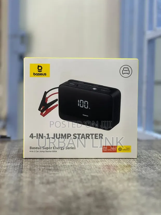 Baseus Super Energy 4-in-1 Jump Starter 6000 mAh - 1