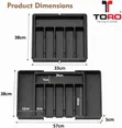 Expandable Cutlery Drawer Organizer (38-57cm) - 4