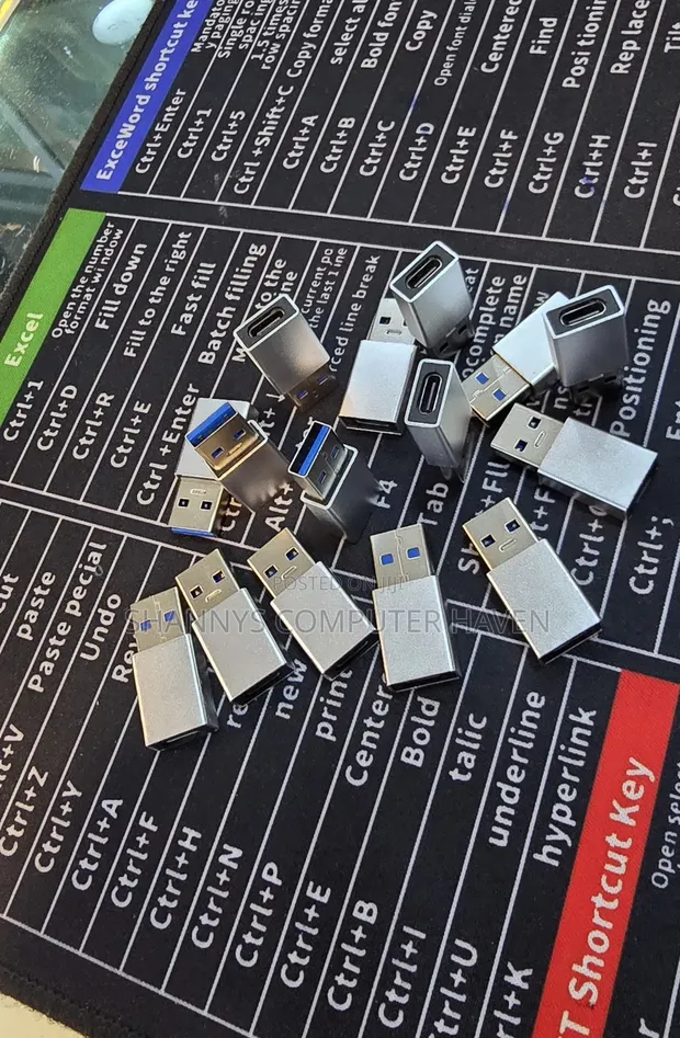 USB Male to USB-C Female Adapter - 1