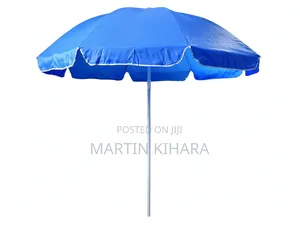 Garden Umbrellas - Red & Blue