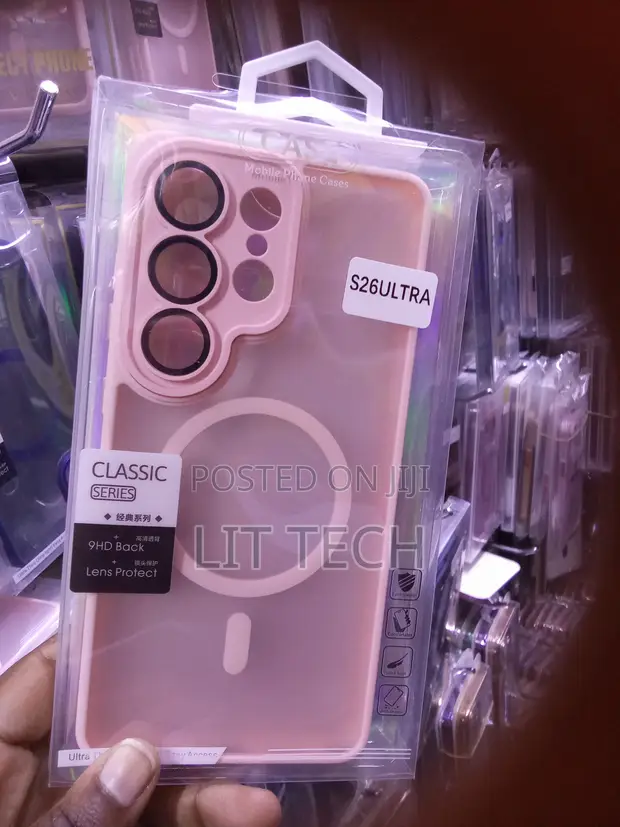 Samsung Galaxy S26 Ultra MagSafe Translucent Matte Pink Case - 1
