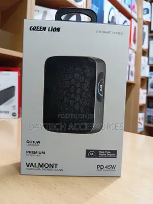 Green Lion Valmont 10000mAh Power Bank (45W PD)