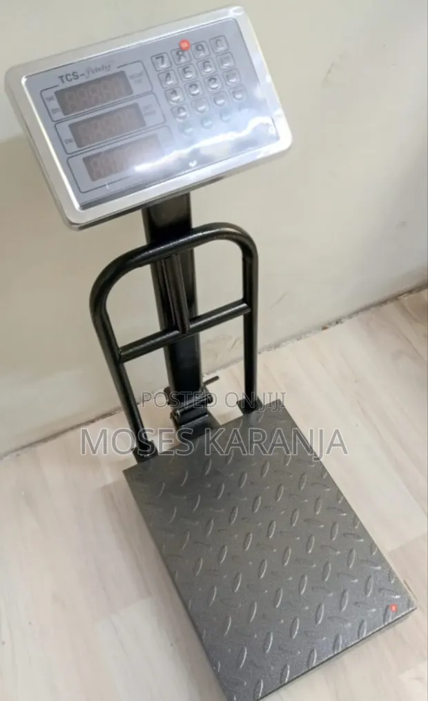 150kg Shop Weighing Scale with Protective Guard - 1