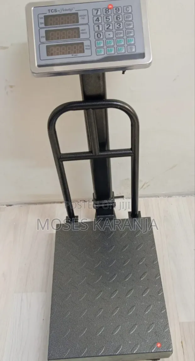 150kg Shop Weighing Scale with Protective Guard - 1