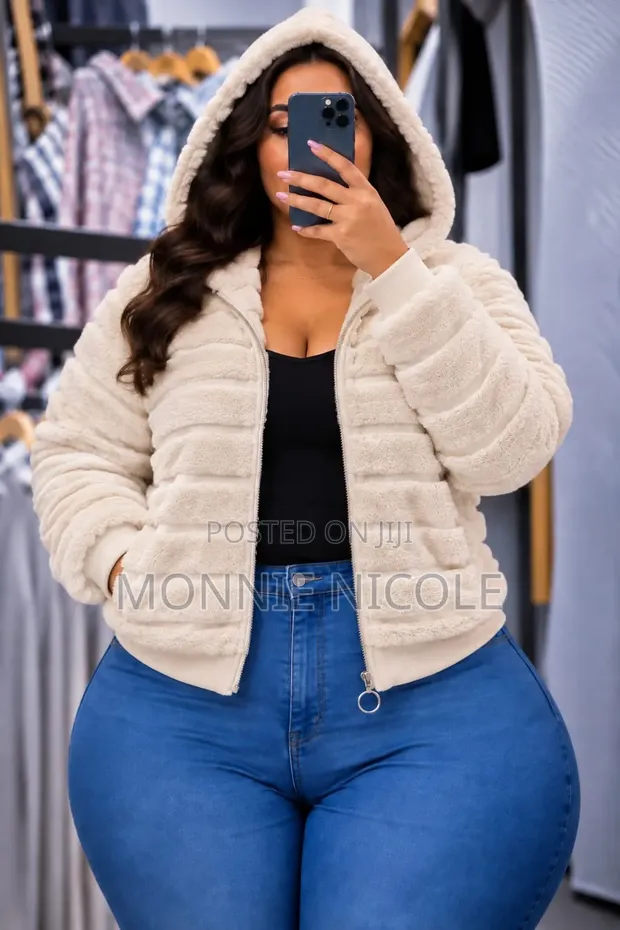 Ladies Fleece Jacket - Beige - 1