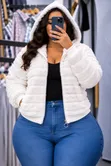 Ladies Fleece Jacket - Beige - 2