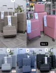 Fashion 4-in-1 Unbreakable Luxurious Rubber Suitcase Briefcase Set - 1